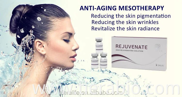 Dermeca Rejuvenate Solution Mesotherapy Cocktail Injectable Hyaluronic Acid Vials Anti Aging Gluthatione Injection